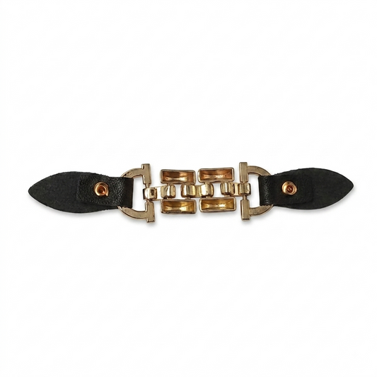 Fancy PU Leather Belt Buckle - alternate view 2