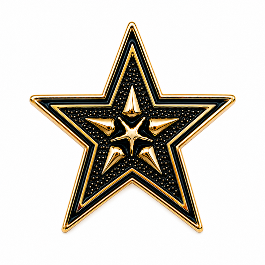 Star Metal Brooch - alternate view 2