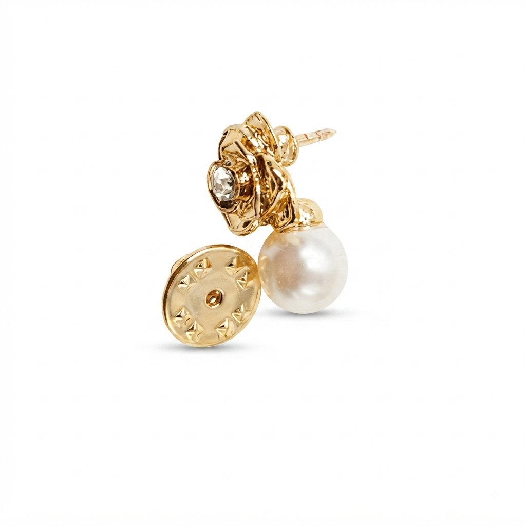 Pearl Metal Brooch - alternate view 3