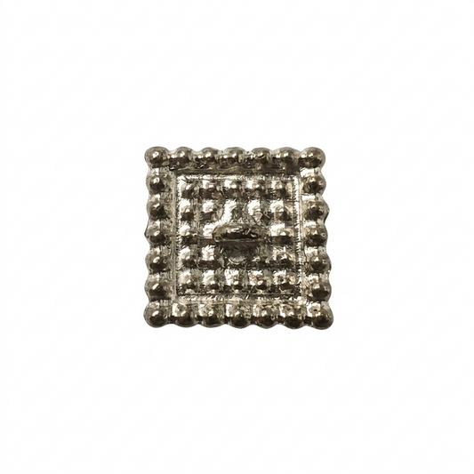 Square-Shaped Stone Pearl Button - alternate view 2