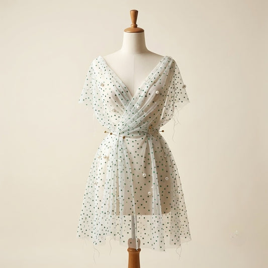 Stone Embellished Fabric