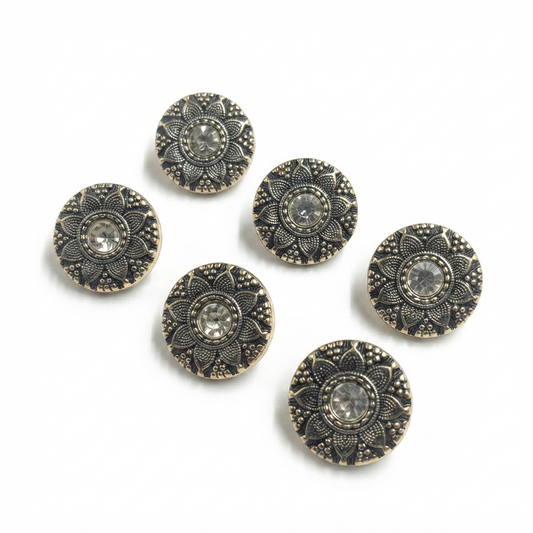 Antique Shank Metal Button