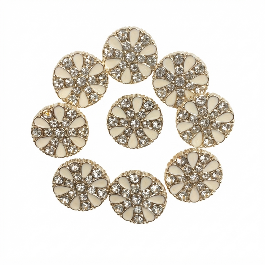 Diamond Metal Button