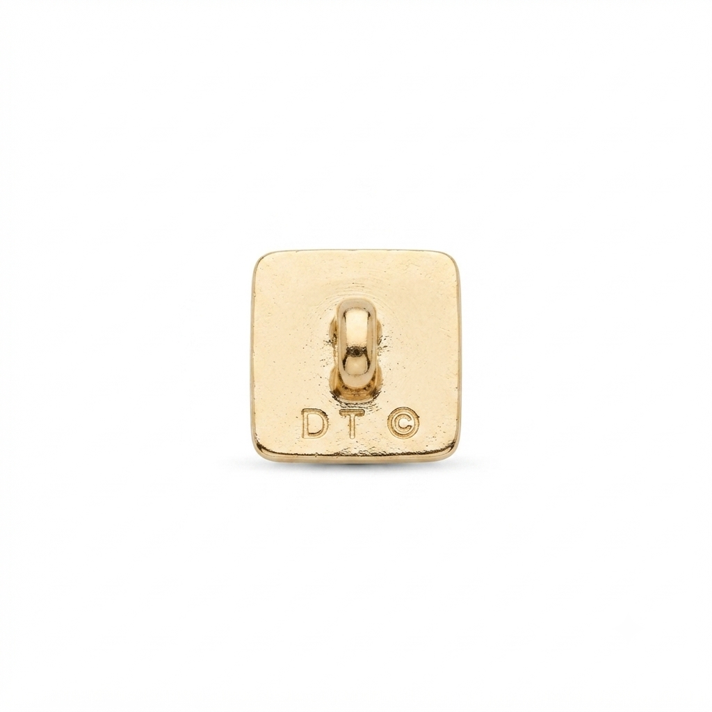 Square Pearl Button
