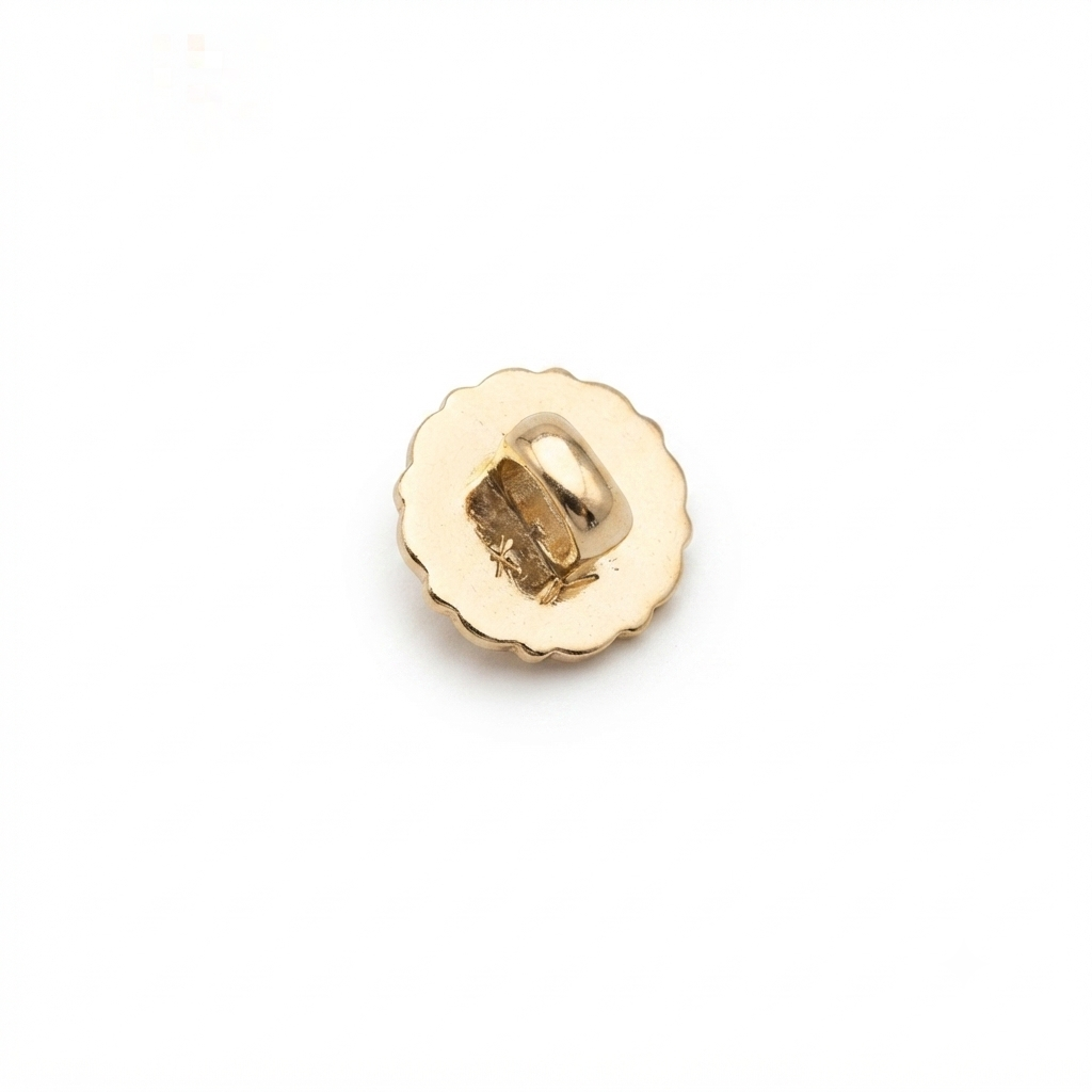 Flower Rhinestone Button