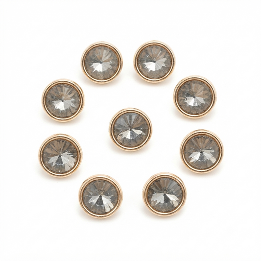 Rhinestone Shank Button