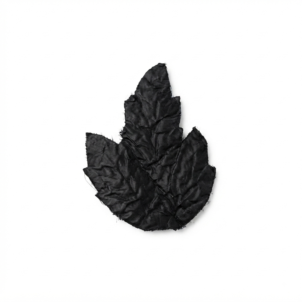 Golden Leaf Embroidery Jacket Patch