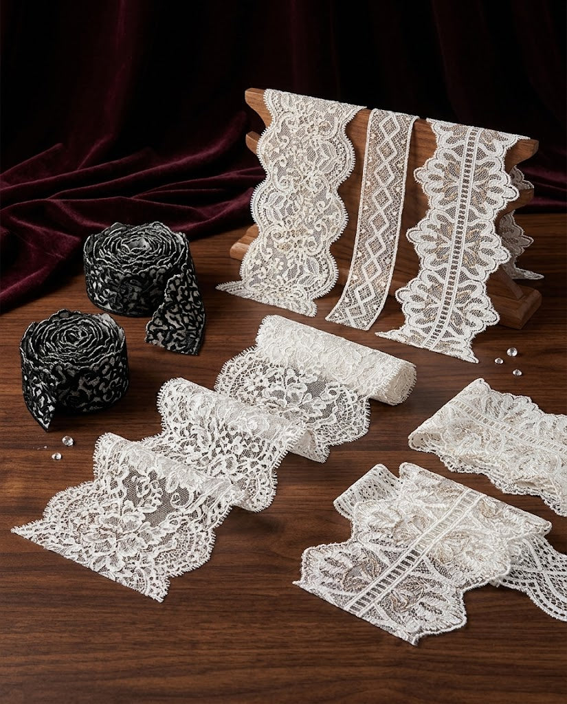 Designer Eye Lace - Black - 3 Meter