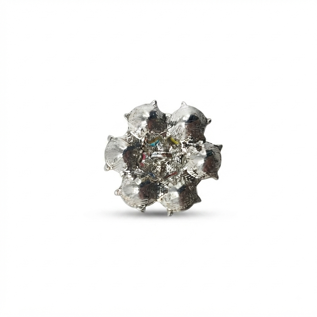 Multicolor Flower Button - alternate view 2