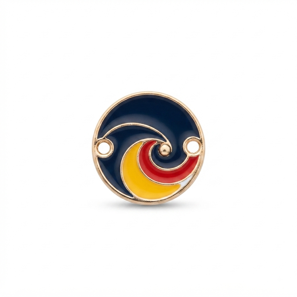 Round Shape Charm - Gold