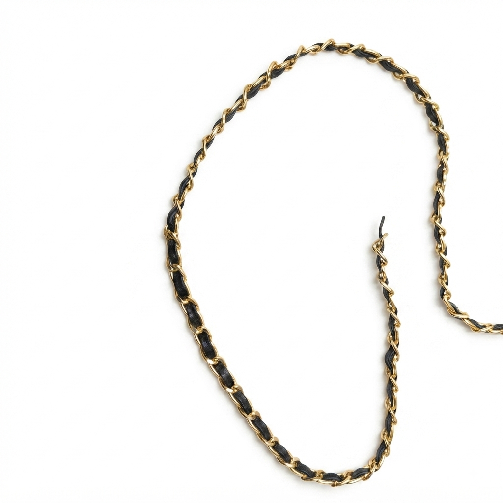 Metallic Bag Chain - Gold