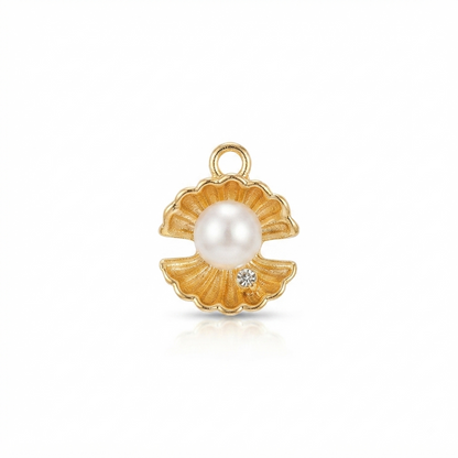 Pearl Charm - Gold