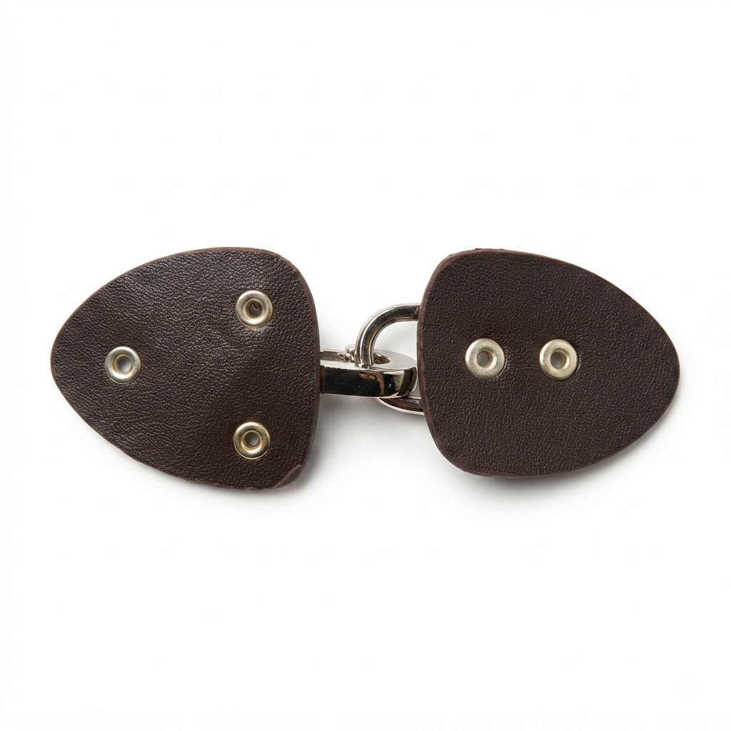 PU Leather Belt Buckle - Silver