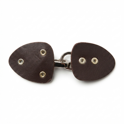 PU Leather Belt Buckle - Silver
