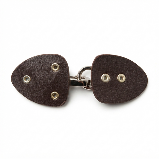 PU Leather Belt Buckle - Silver