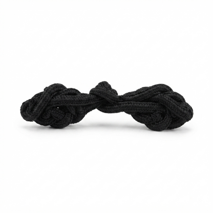 Fancy Chinese Button - Black