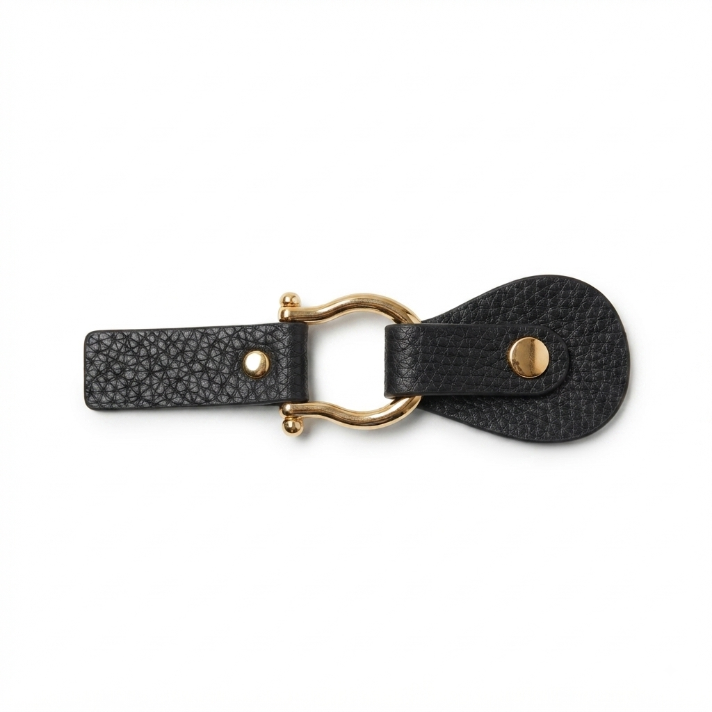 Decorative Leather Clasp - Gold