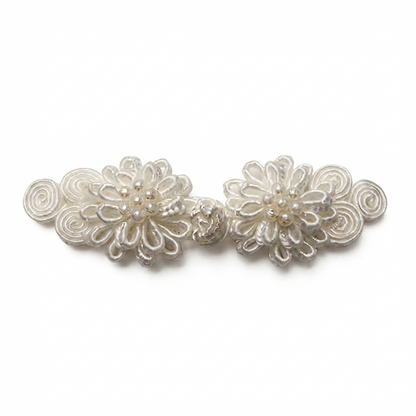 Statement Frog Closures - White
