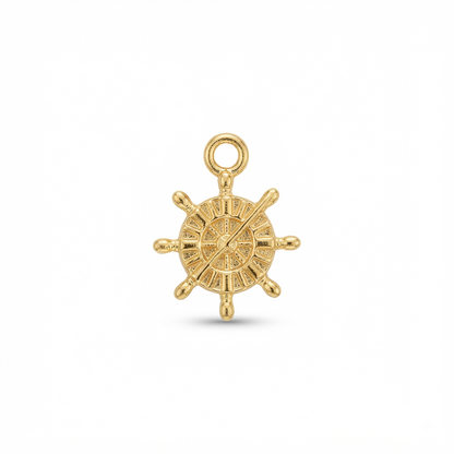 Ship Wheel Charm - alternate view 2