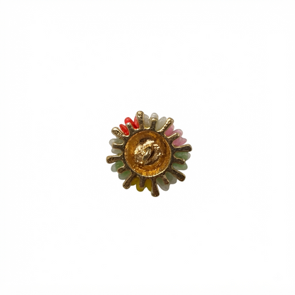 Multicolor Flower Button - alternate view 2