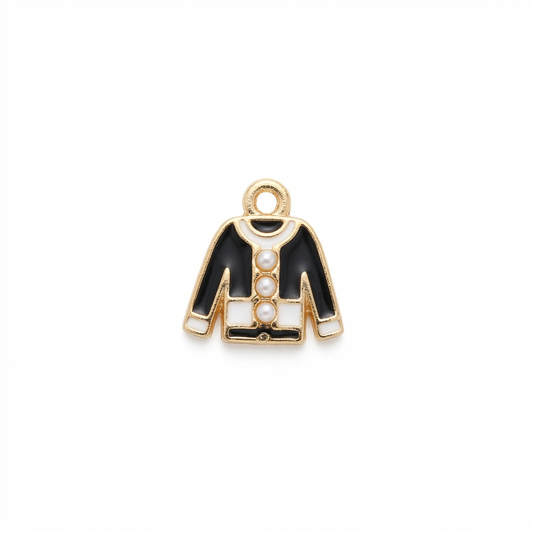 Shirt Shape Charm - Gold
