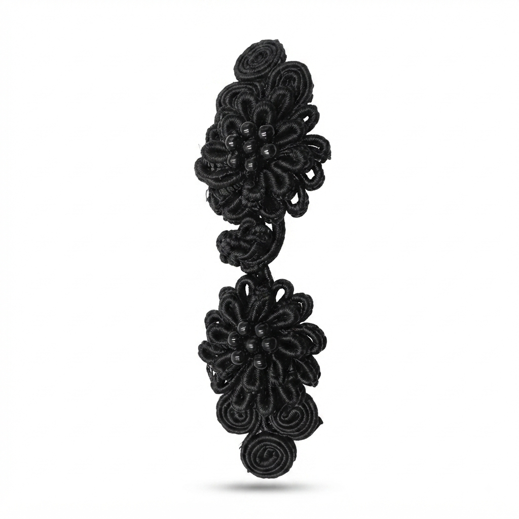 Fancy Traditional Buttons - Black