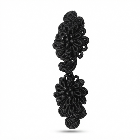 Fancy Traditional Buttons - Black