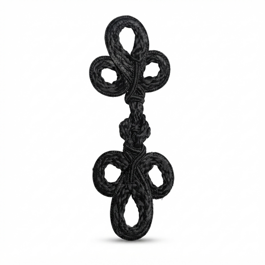 Designer Frog Button - Black