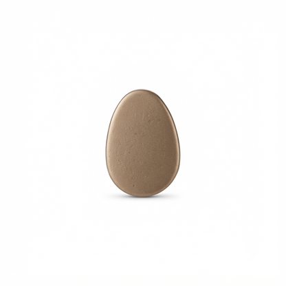 Oval-Shaped Metal Button