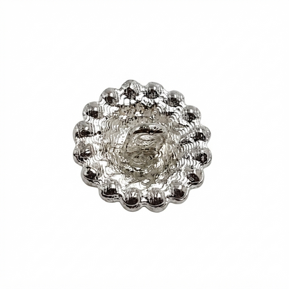 Pearl Rhinestone Button