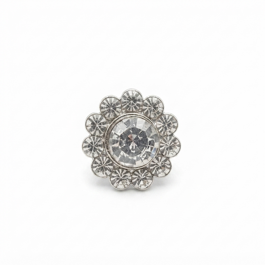 Floral Stone Button