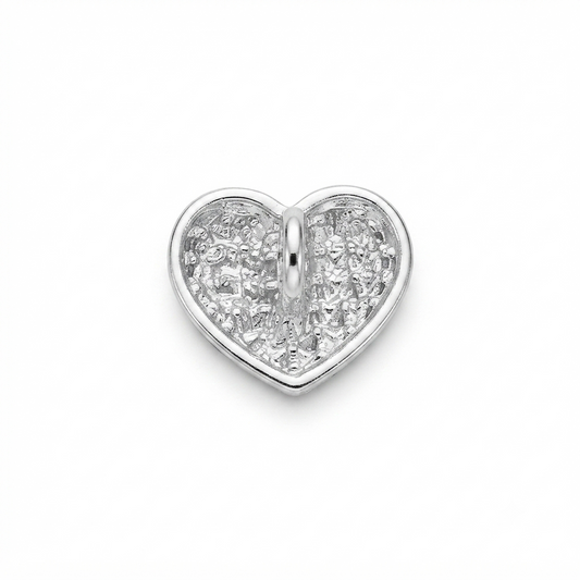 Heart-Shaped Pearl Button