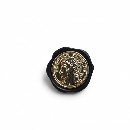 French Coin Blazer Button.