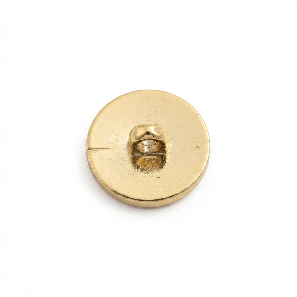 Floral Metal Button