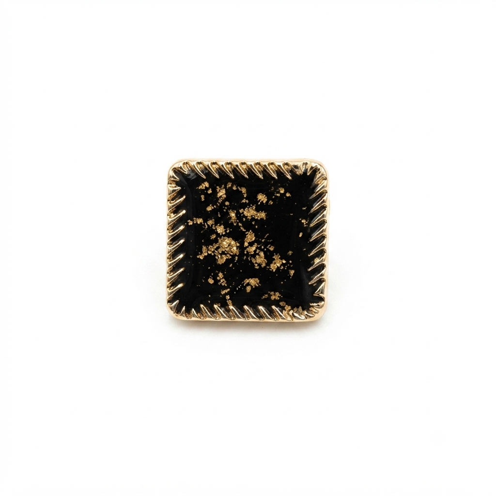 Decorative Square Button