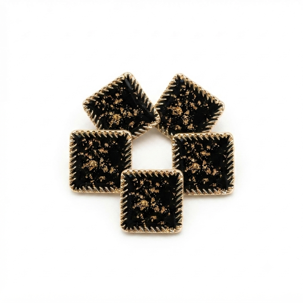 Decorative Square Button