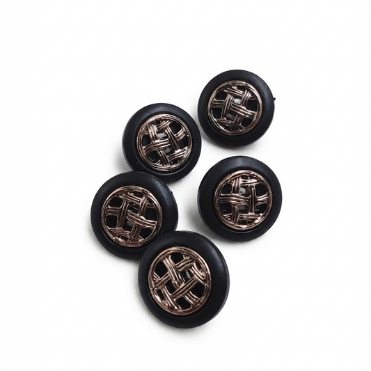Round Shank Metal Button