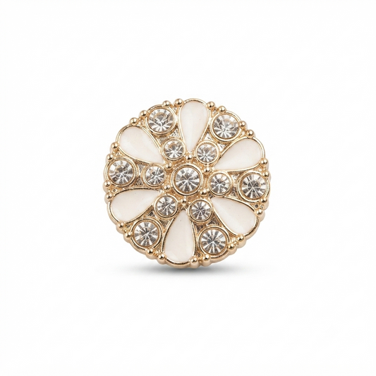 Diamond Metal Button