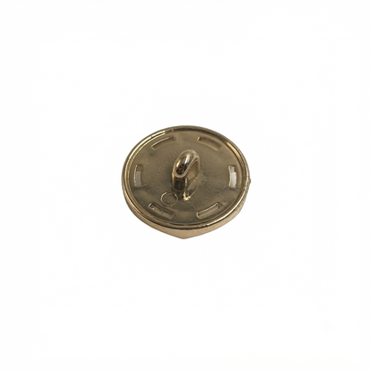 Flower Pearl Metal Button