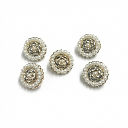 Embellished Metal Button
