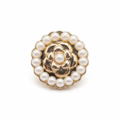 Embellished Metal Button
