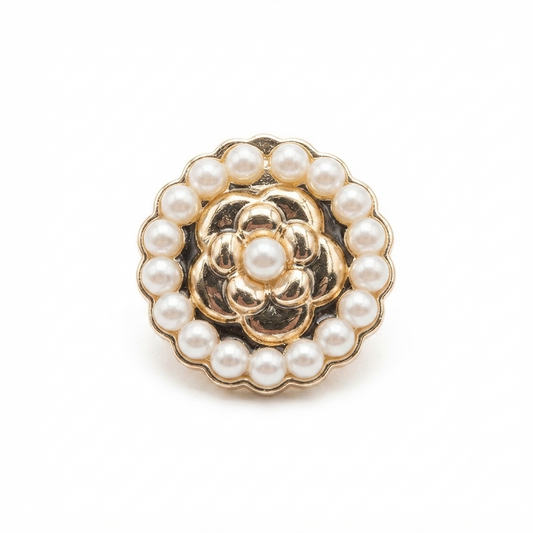 Embellished Metal Button
