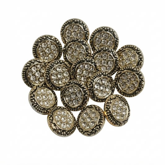 Diamond Metal Button