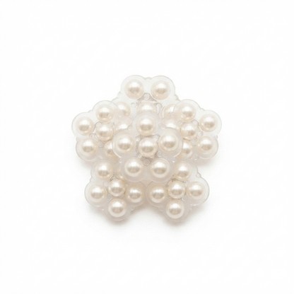 Flower-Shaped Pearl Button