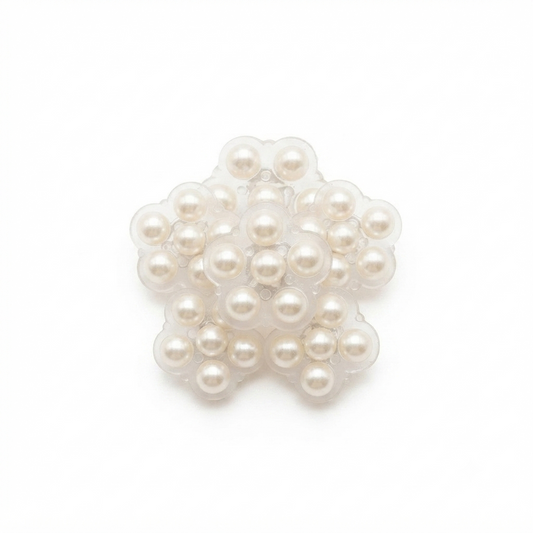 Flower-Shaped Pearl Button