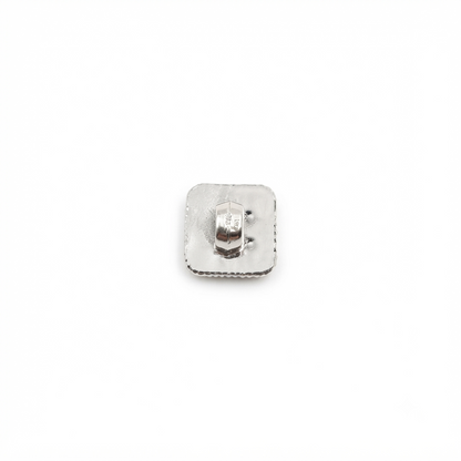 Square-Shaped Rhinestone Button
