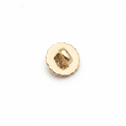 Flower Rhinestone Button