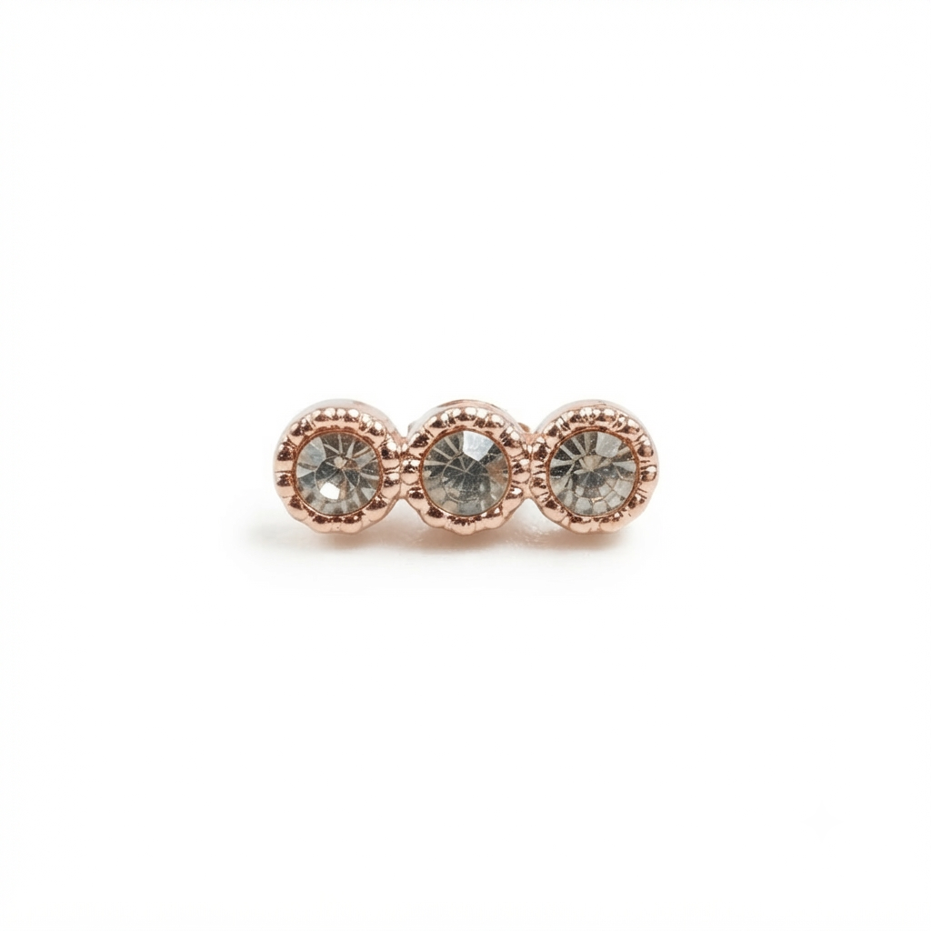Fancy Rhinestone Button