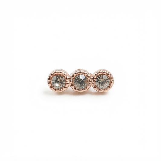 Fancy Rhinestone Button