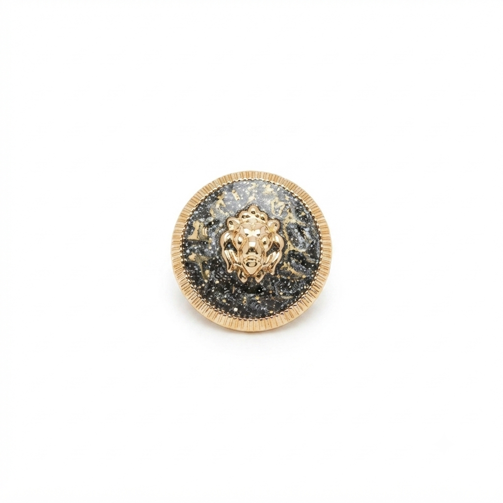 Fancy Metallic Button